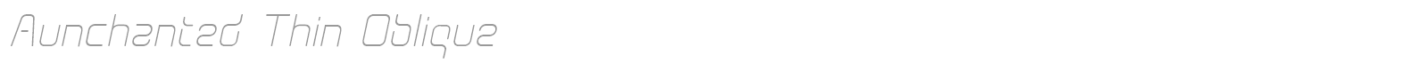 Aunchanted font preview