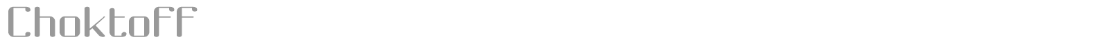 Choktoff font preview