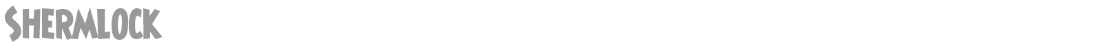 Shermlock font preview