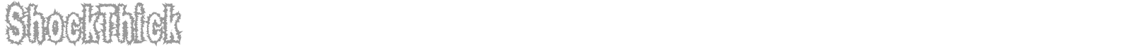 Shock font preview