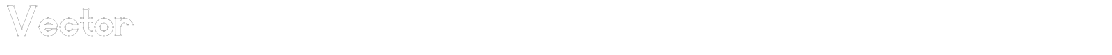 Vector font preview