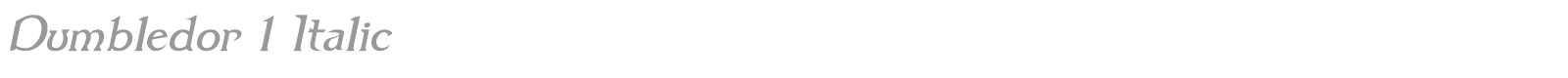Dumbledor 1 font preview