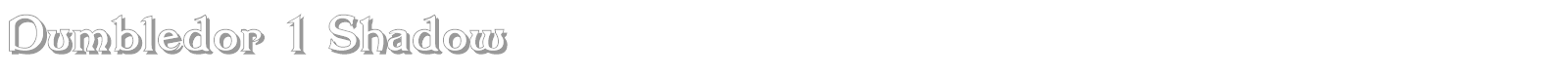 Dumbledor 1 font preview