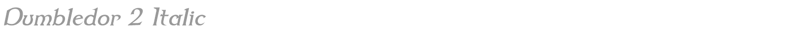 Dumbledor 1 font preview