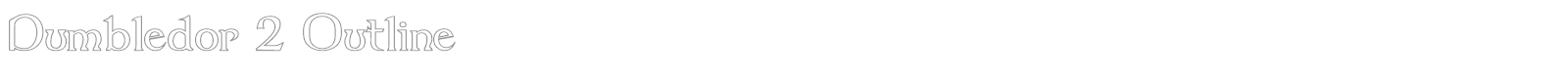 Dumbledor 1 font preview