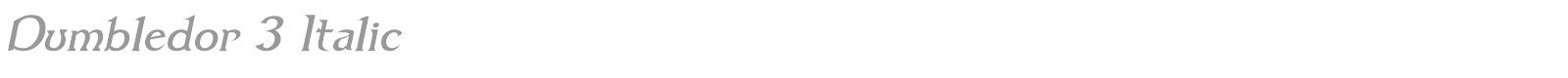 Dumbledor 1 font preview