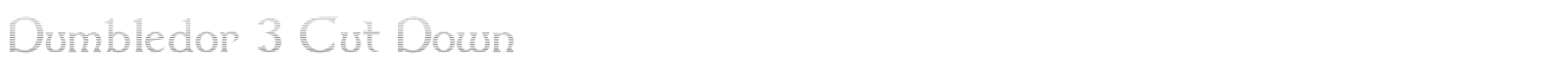 Dumbledor 1 font preview