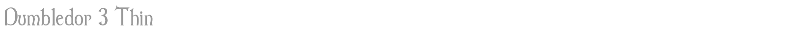 Dumbledor 1 font preview