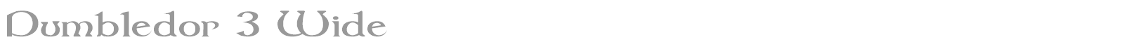 Dumbledor 1 font preview