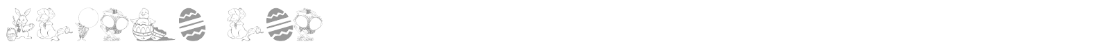 Easter Art font preview