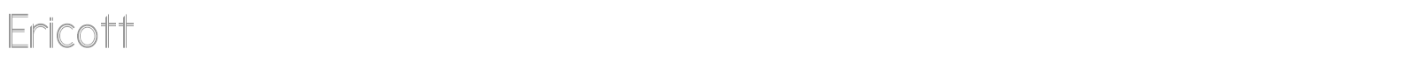 Ericott font preview