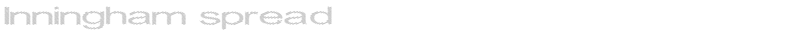 Inningham Spread font preview