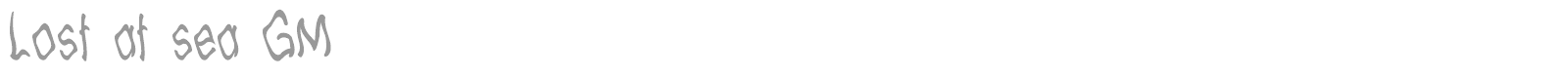 Lost At Sea font preview