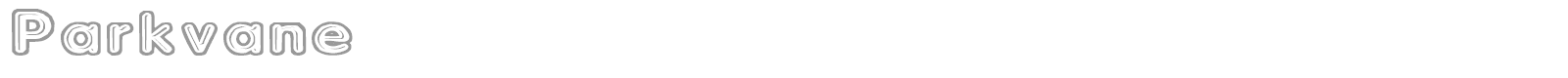 Parkvane font preview