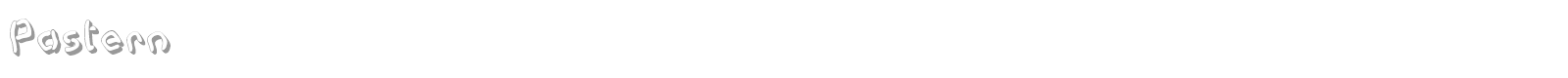 Pastern font preview