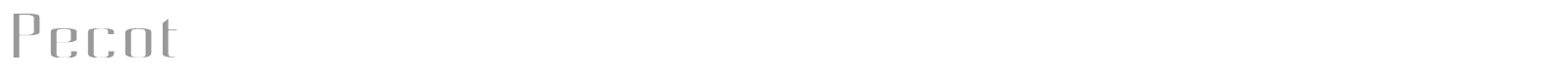 Pecot Outline font preview