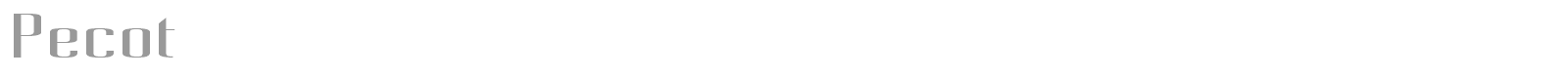 Pecot font preview