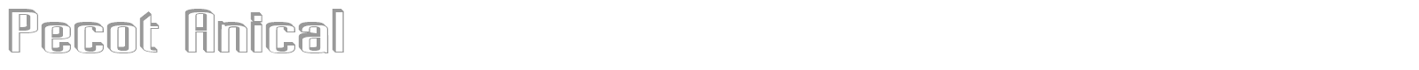 Pecot font preview