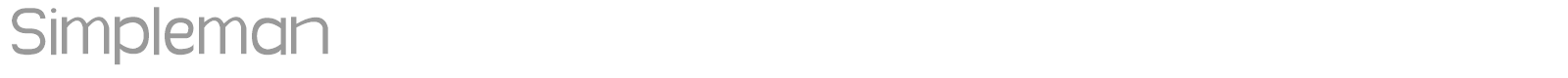 Simpleman font preview