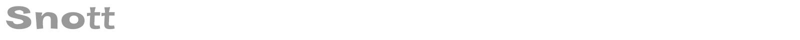 Snott font preview