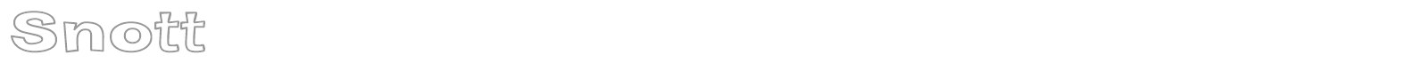 Snott font preview