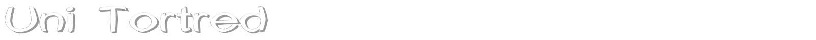Uni Tortred font preview