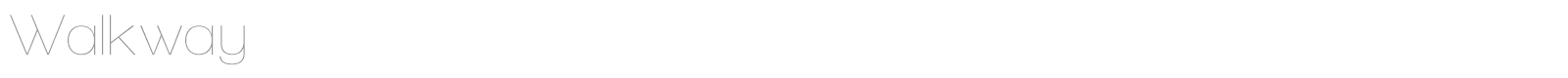 Walkway font preview