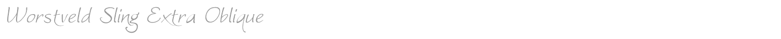 Worstveld Extra font preview