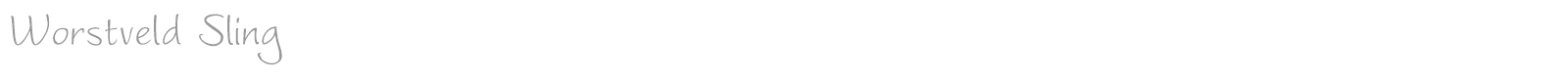 Worstveld Sling font preview