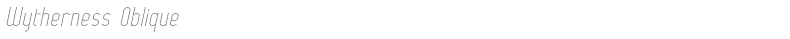 Wytherness font preview