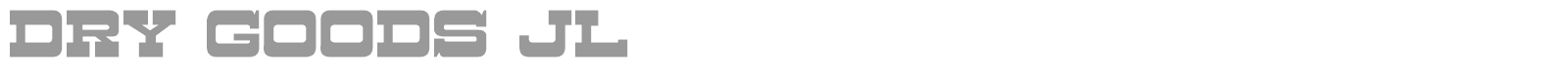 Dry Goods font preview