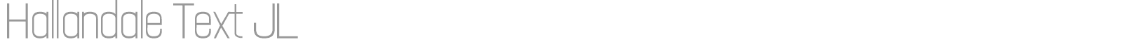 Hallandale Text font preview