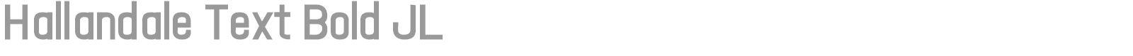 Hallandale Text font preview