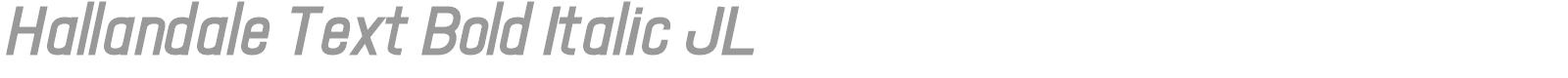 Hallandale Text font preview
