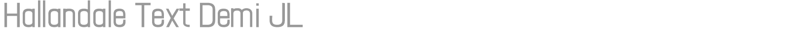 Hallandale Text font preview