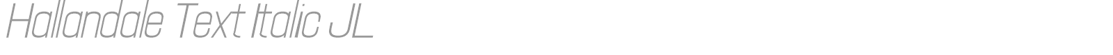 Hallandale Text font preview