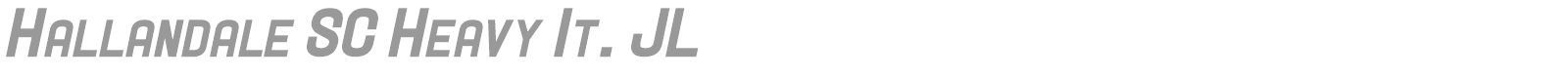 Hallandale font preview