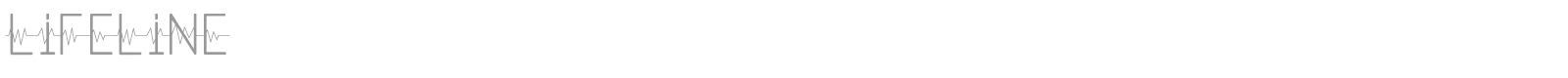 Lifeline font preview