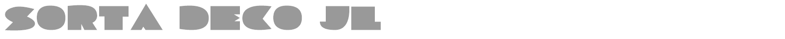 Sorta Deco font preview