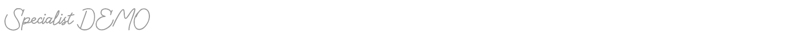 Specialist font preview