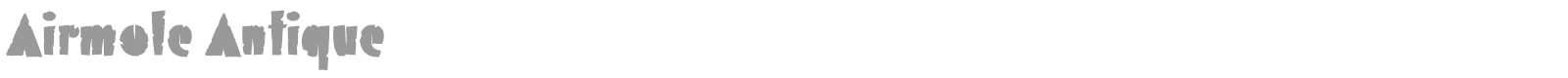 Airmole Antique font preview