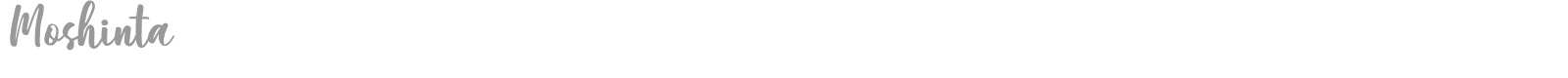 Moshinta font preview