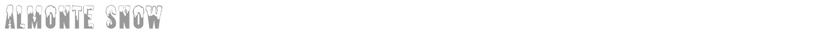 Almonte Snow font preview
