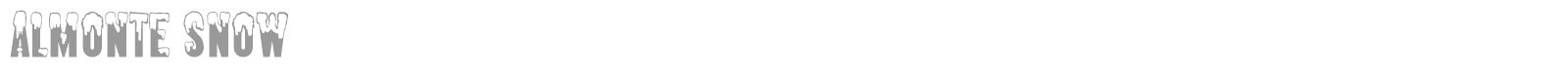 Almonte Snow font preview