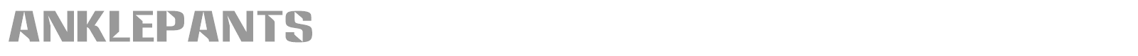 Anklepants font preview
