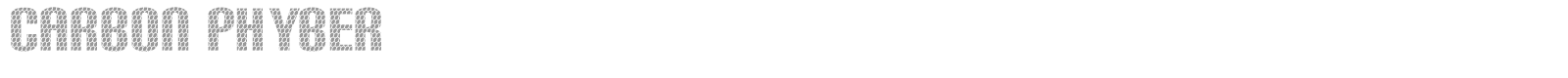 Carbon Phyber font preview