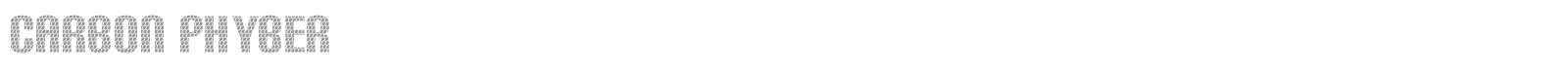 Carbon Phyber font preview