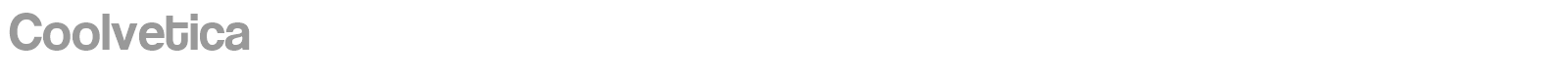 Coolvetica font preview