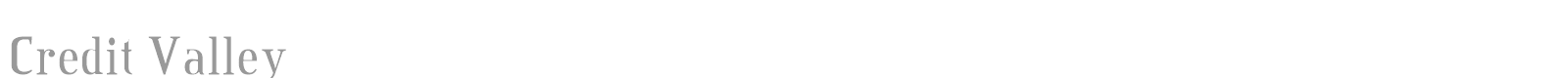 Credit Valley font preview
