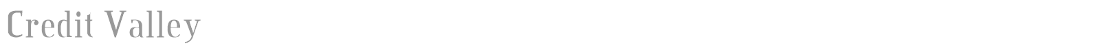 Credit Valley font preview